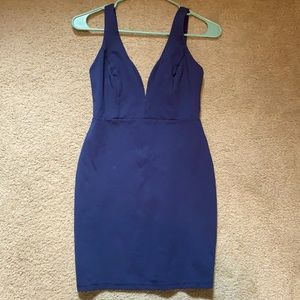 Pretty blue fitted dress